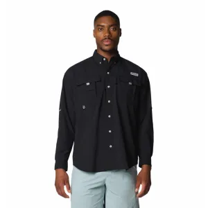 Columbia Mens Black Bahama II Long Sleeve Shirt