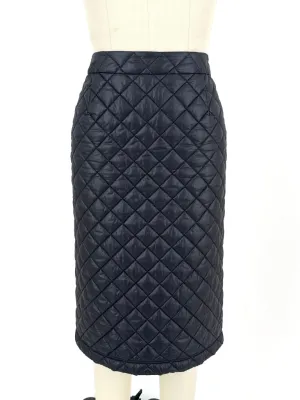 Comme Des Garçons Tricot Quilted Skirt