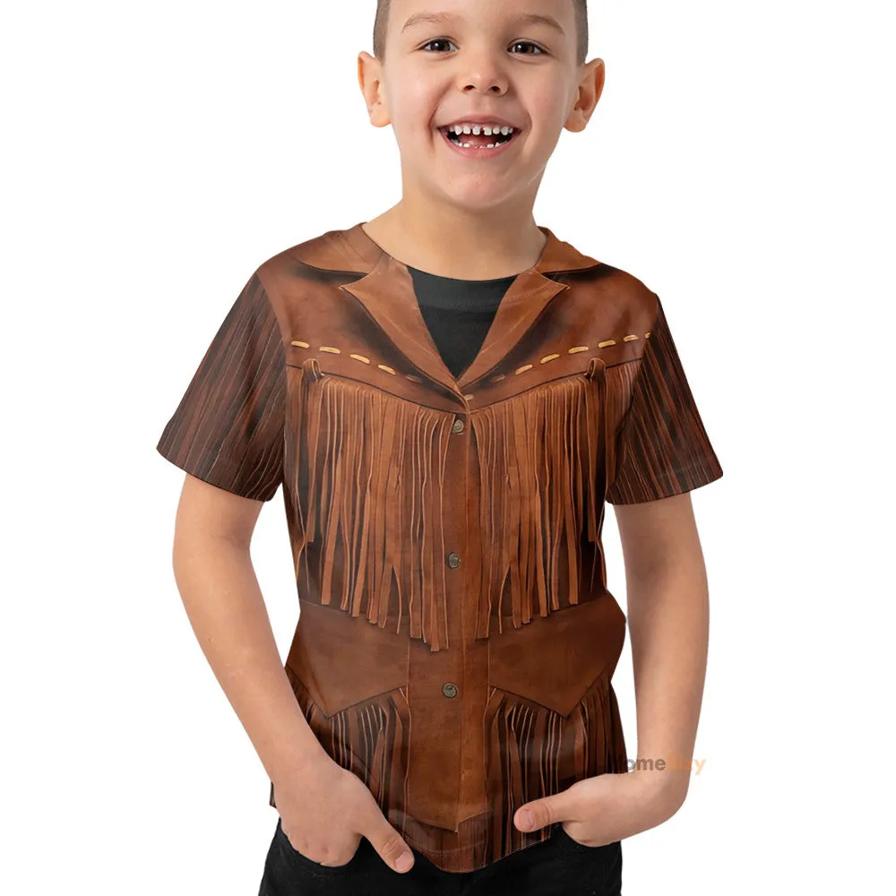 Cowboy Jacket No23 3D Deluxe Custom Cosplay Costume Kid Tshirt QT303054Hc