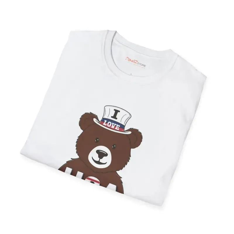 Cozy Bear Hug Independence Day Tee