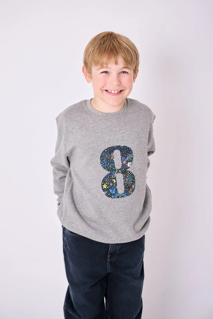 Create Your Own Personalised or Age Grey Sweatshirt
