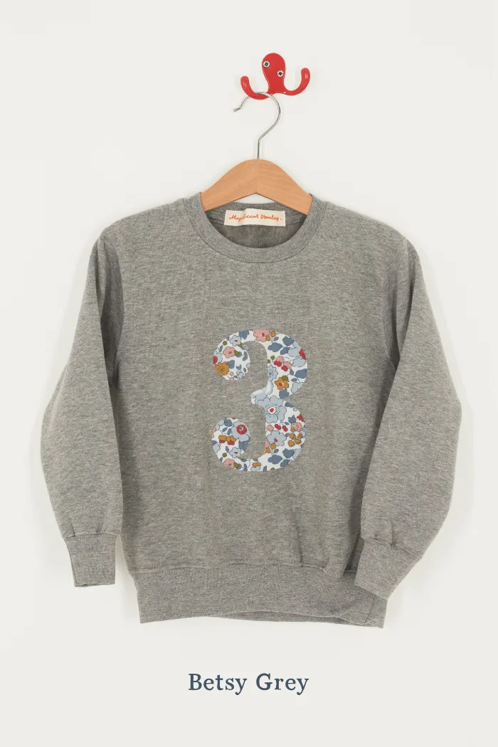 Create Your Own Personalised or Age Grey Sweatshirt