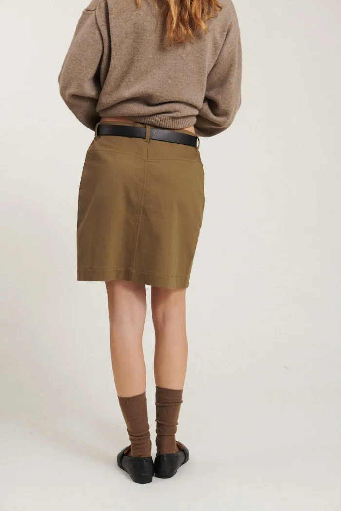 Creol Skirt - Capers Green