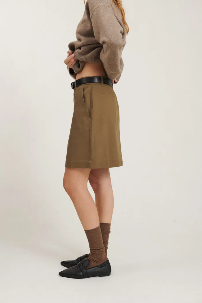 Creol Skirt - Capers Green