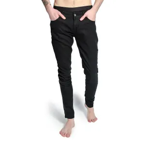 Criminal Damage Black Skinny Fit Jeans for men
