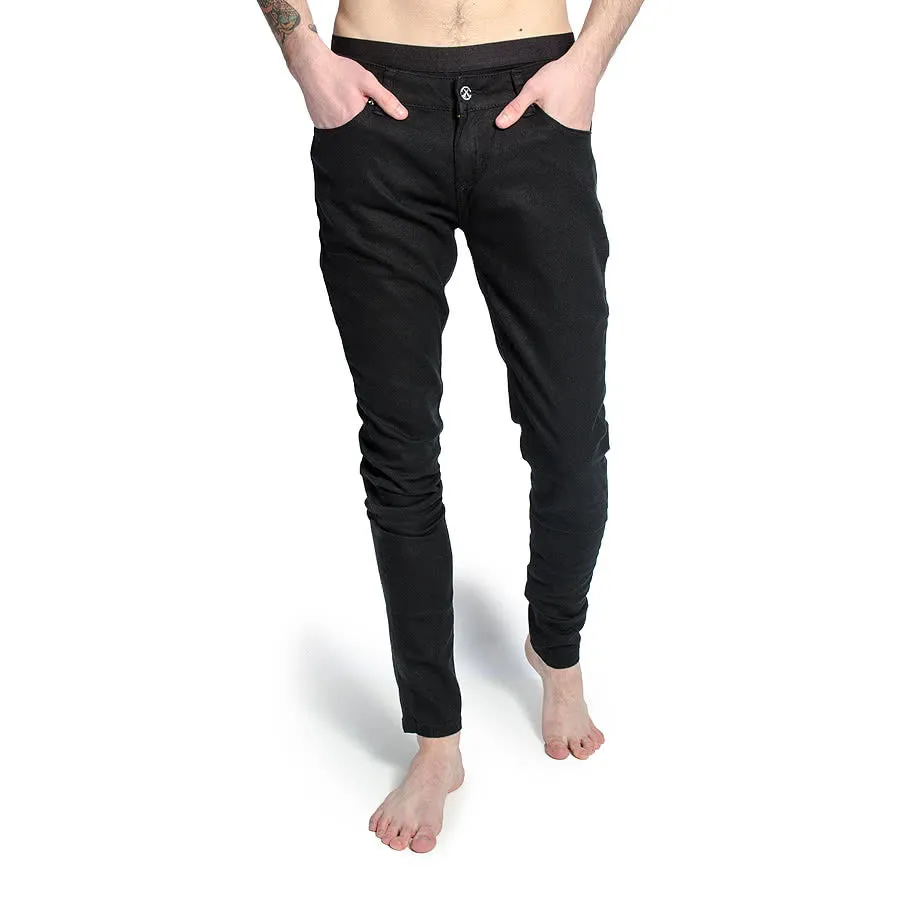 Criminal Damage Black Skinny Fit Jeans for men