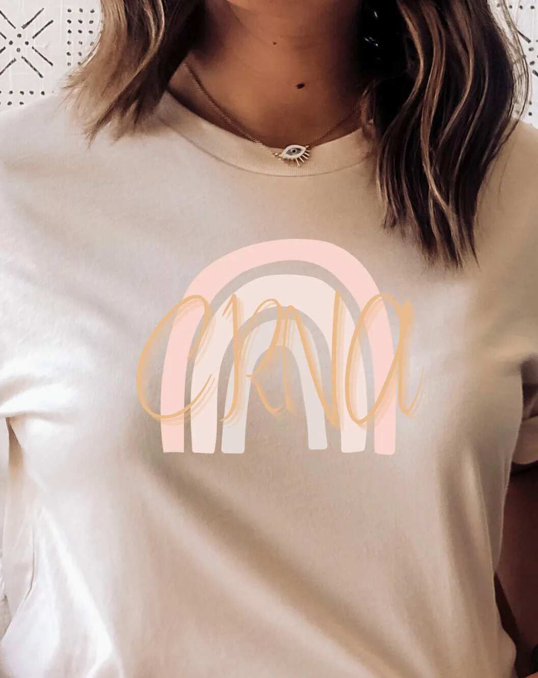 CRNA Boho Rainbow T-shirt