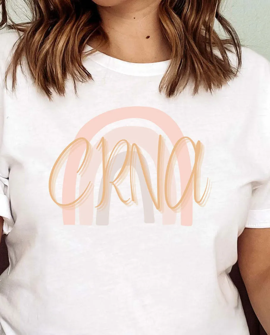CRNA Boho Rainbow T-shirt