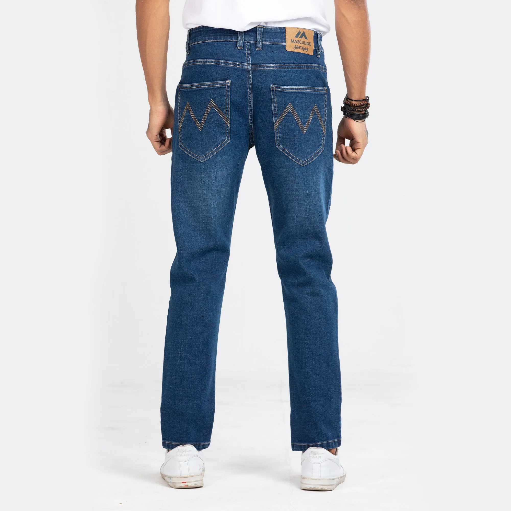 Cross Hatch Premium  jeans - Mid Blue