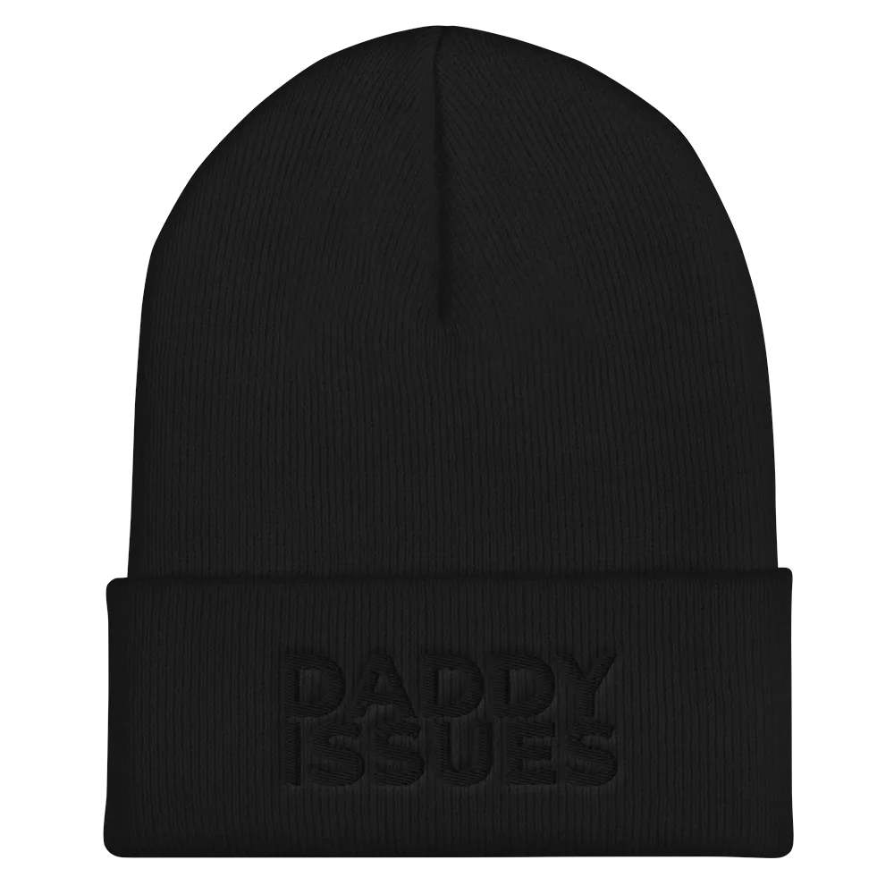 Cuffed Beanie, Daddy Issues - Embroidered
