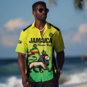 Custom Jamaica Football Hawaiian Shirt Go Champions LT15