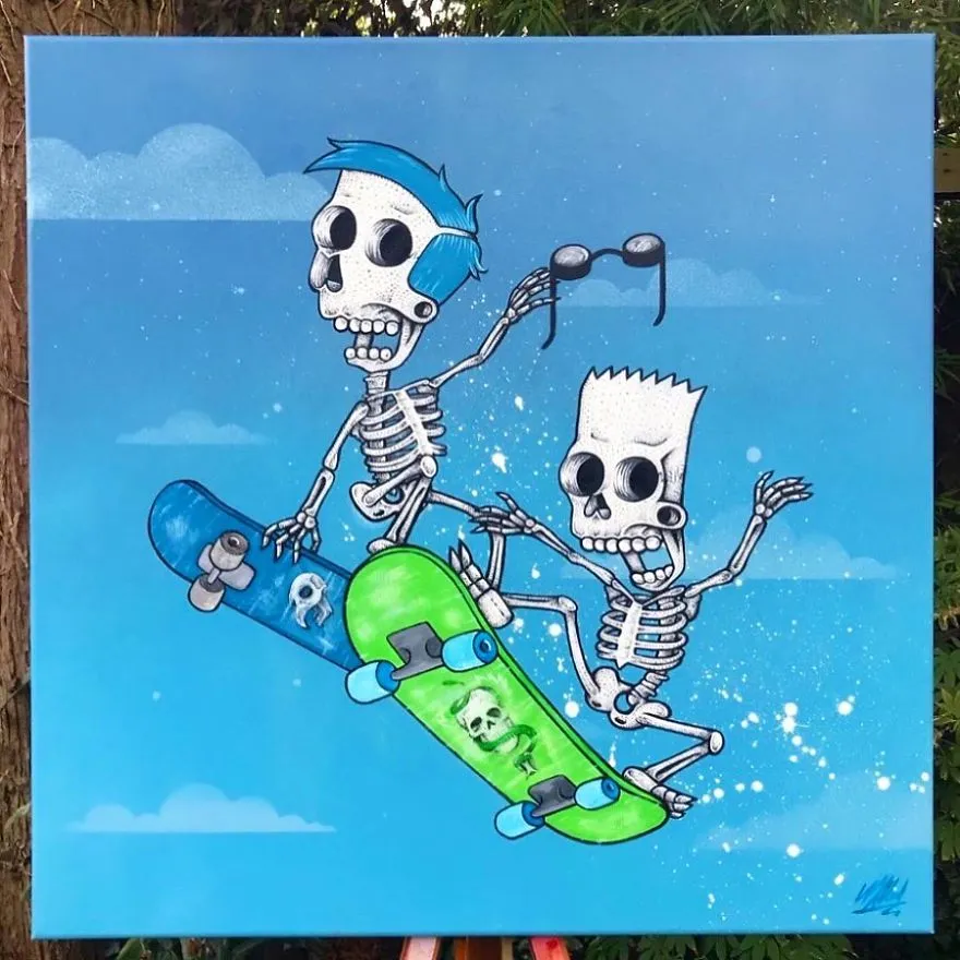 CUSTOM SIMPSONS HALLOWEEN SHIRTS