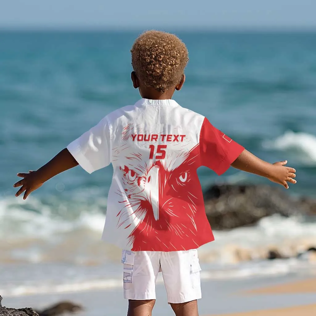 Custom Tunisia Football Kid Hawaiian Shirt Go Champions LT15