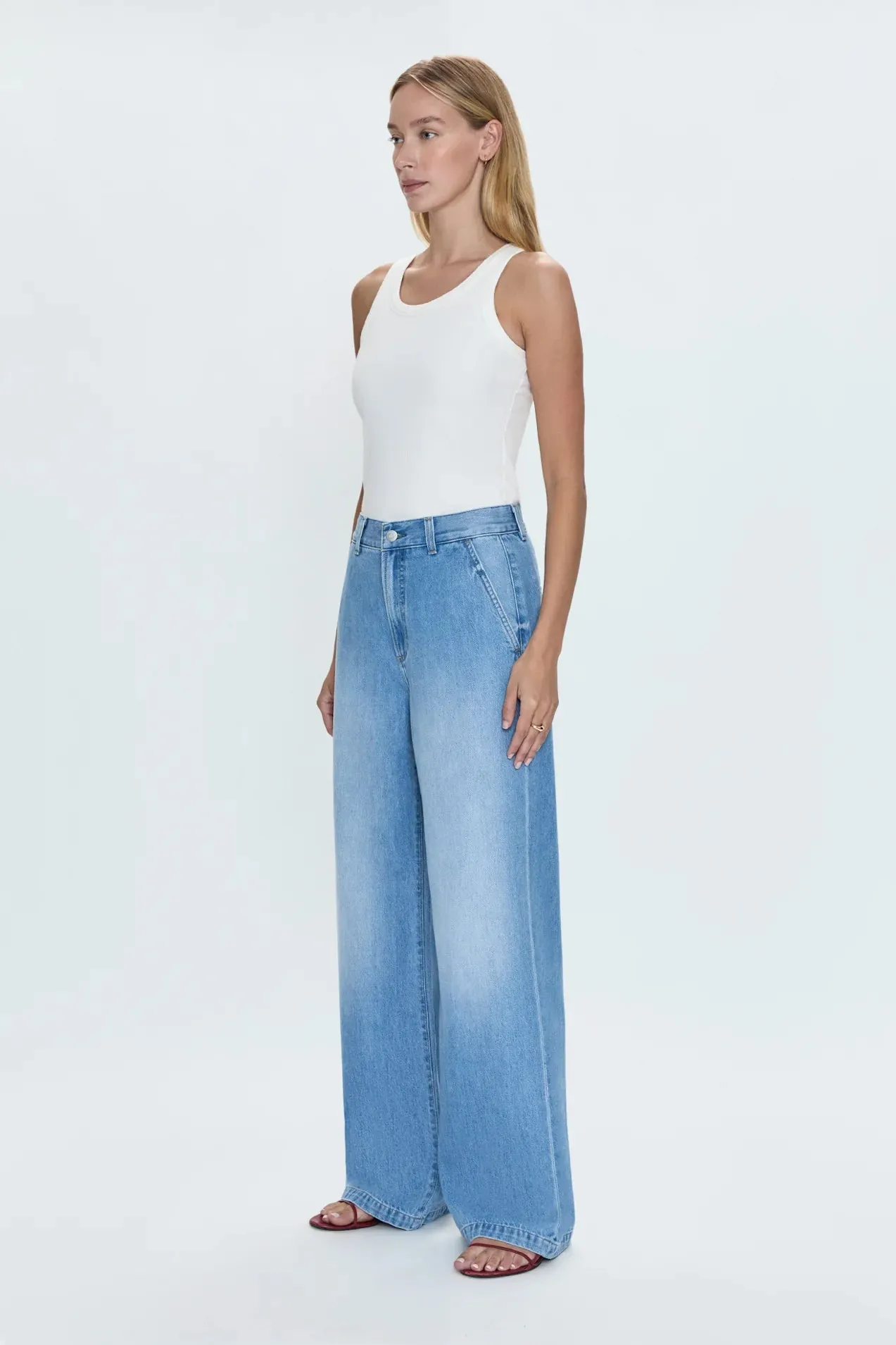 Dalia High Rise Wide Jean - Palo Alto