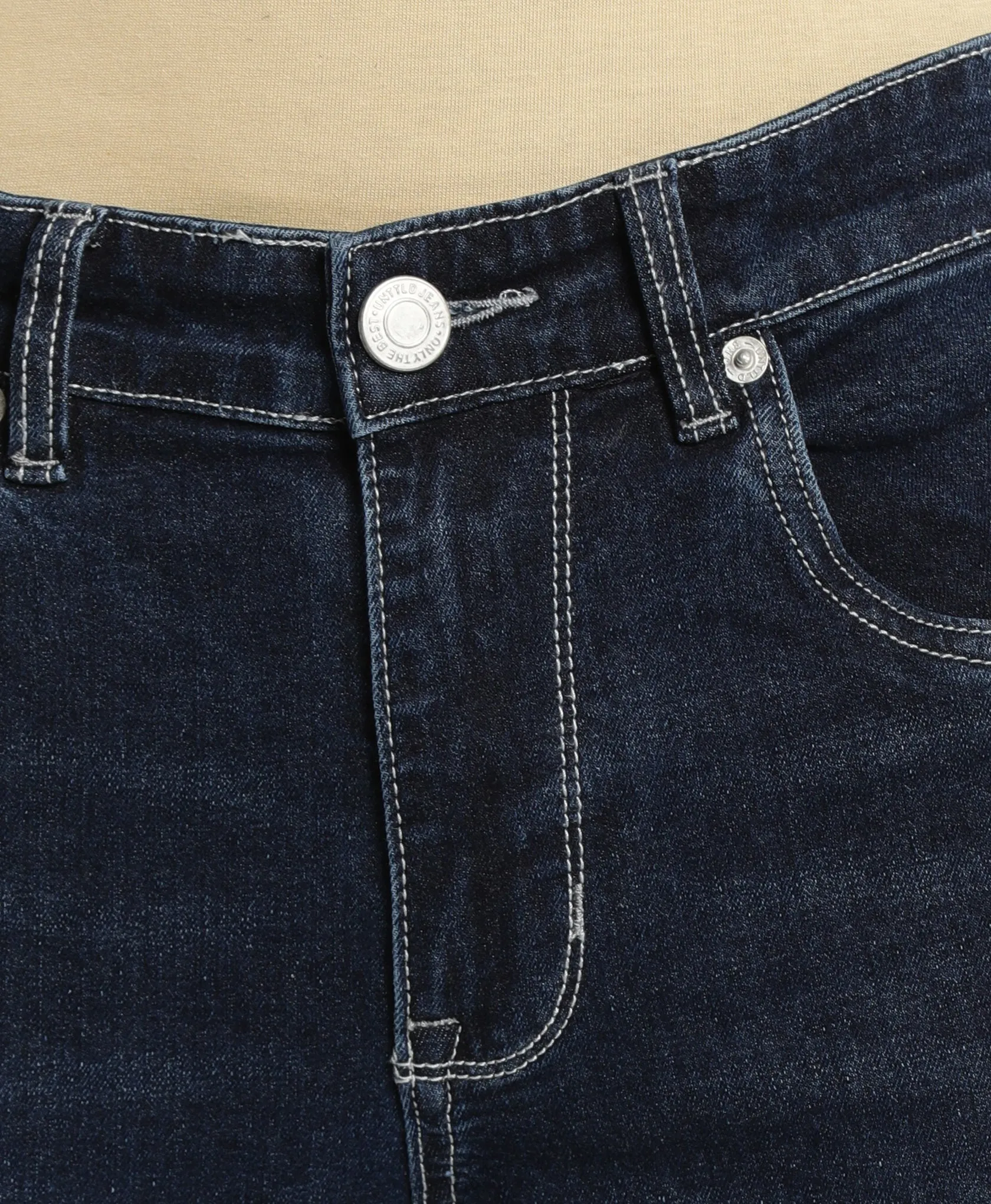 Dark Blue Slim-fit Jeans