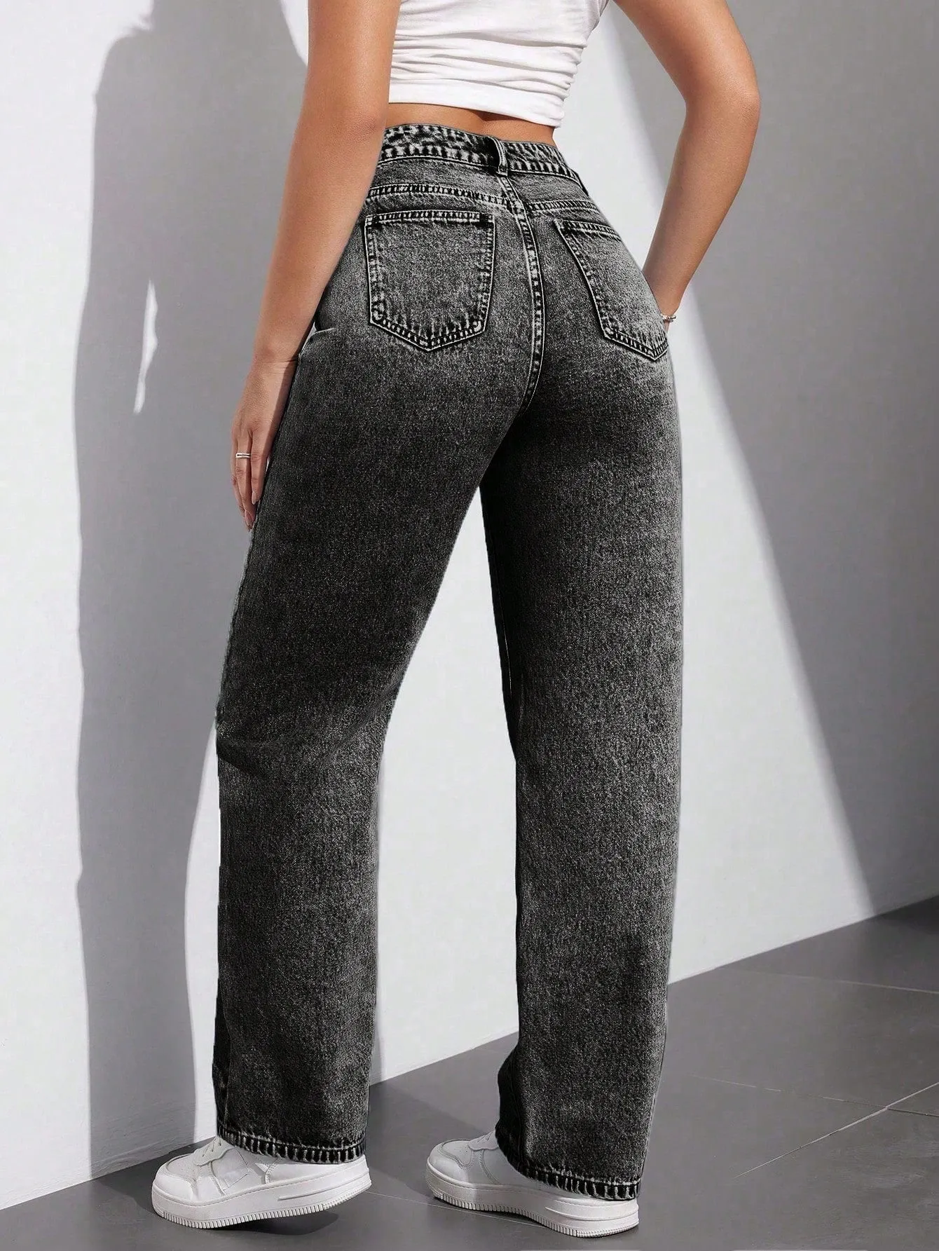 Dark Drift Straight Fit Denim