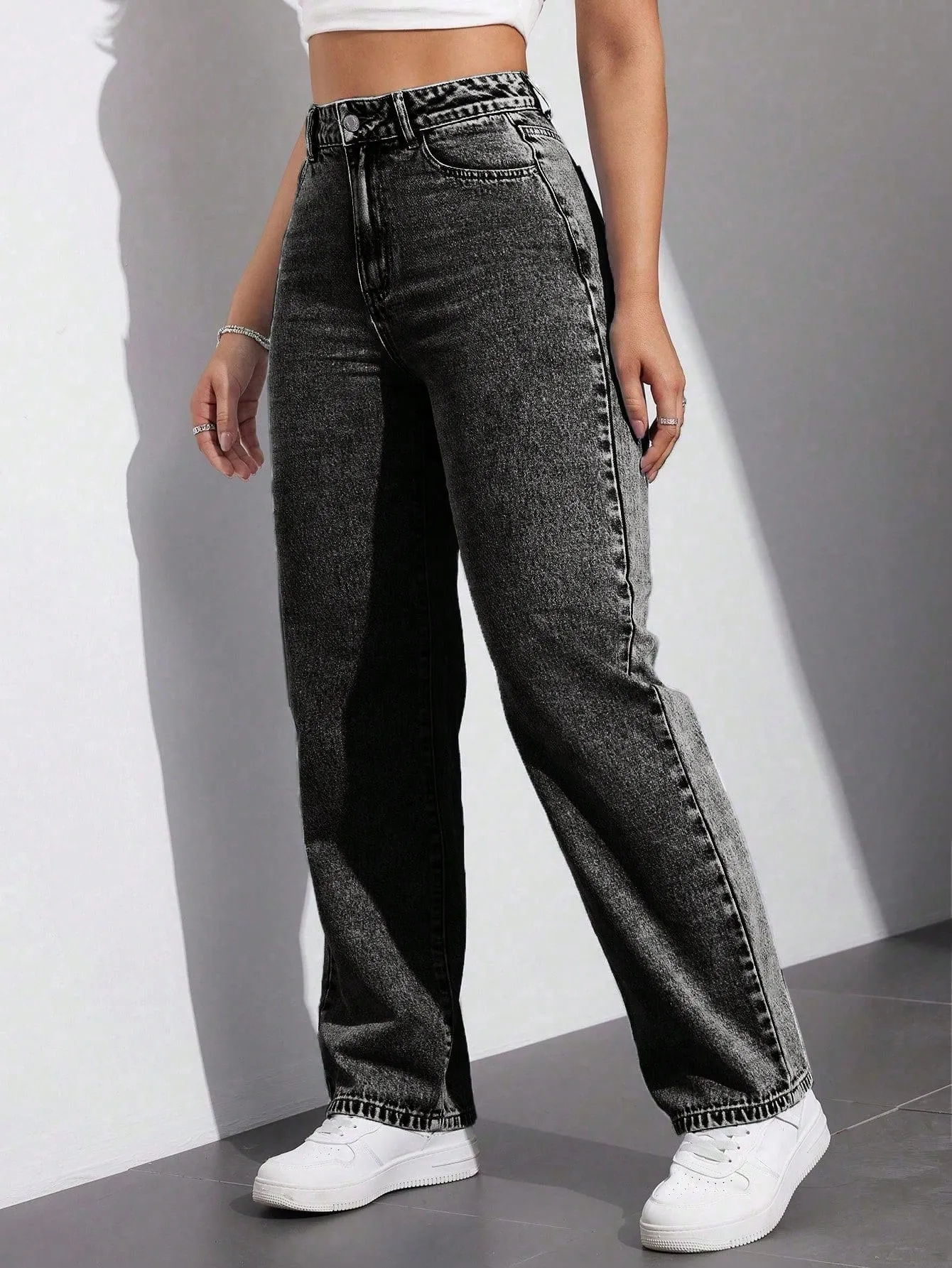 Dark Drift Straight Fit Denim