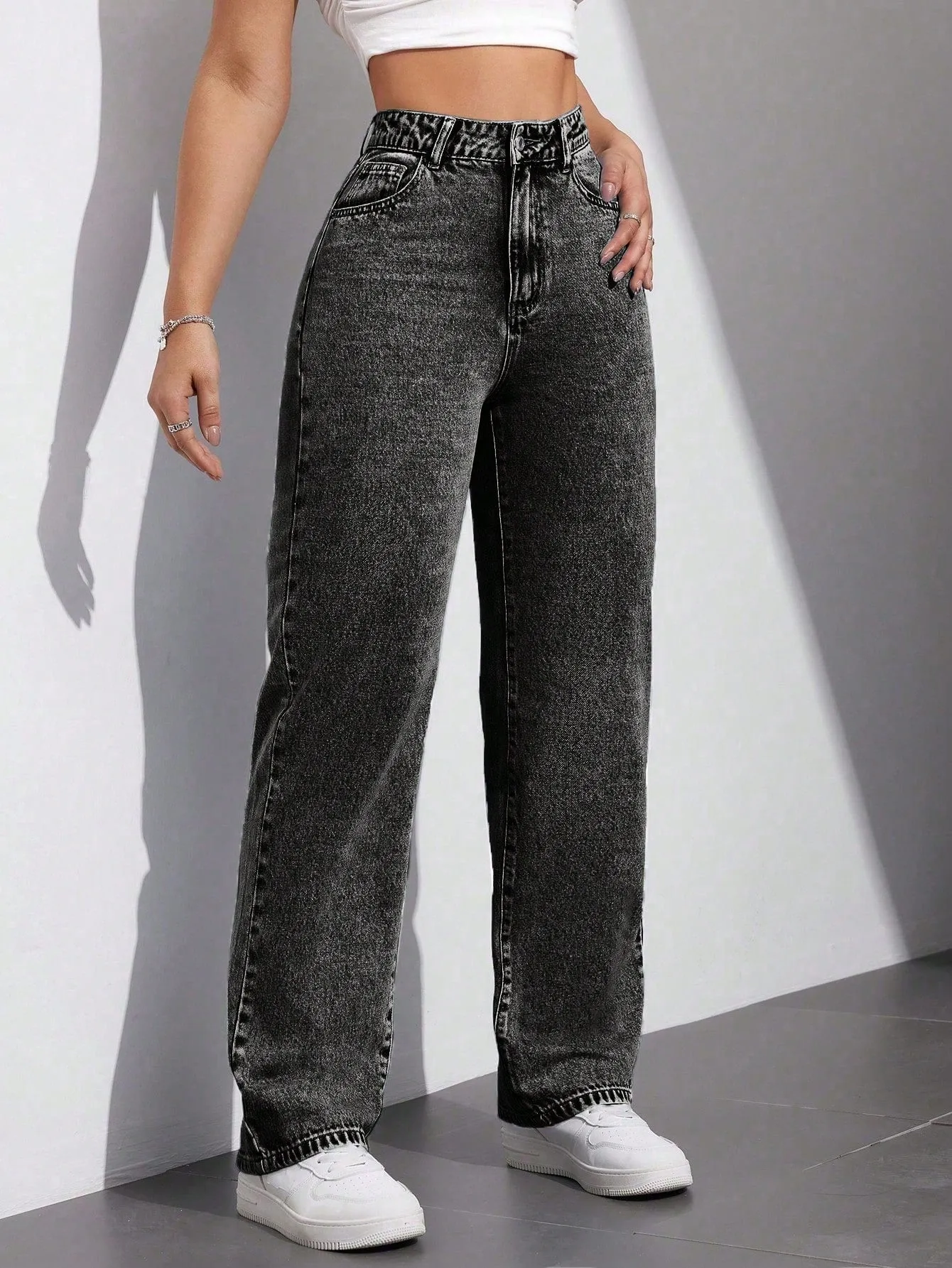 Dark Drift Straight Fit Denim