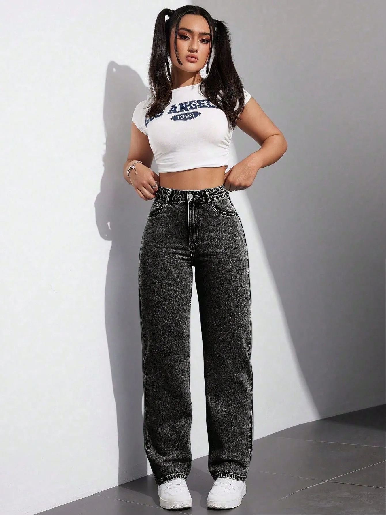 Dark Drift Straight Fit Denim