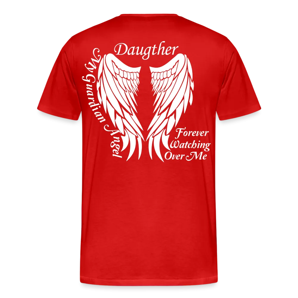 Daughter Guardian Angel Men's Premium T-Shirt (CK3580)