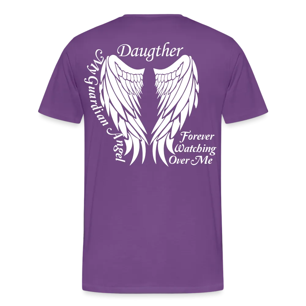 Daughter Guardian Angel Men's Premium T-Shirt (CK3580)