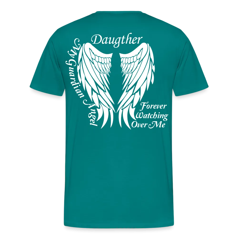 Daughter Guardian Angel Men's Premium T-Shirt (CK3580)