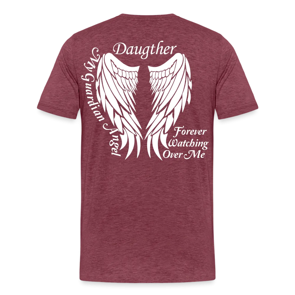 Daughter Guardian Angel Men's Premium T-Shirt (CK3580)