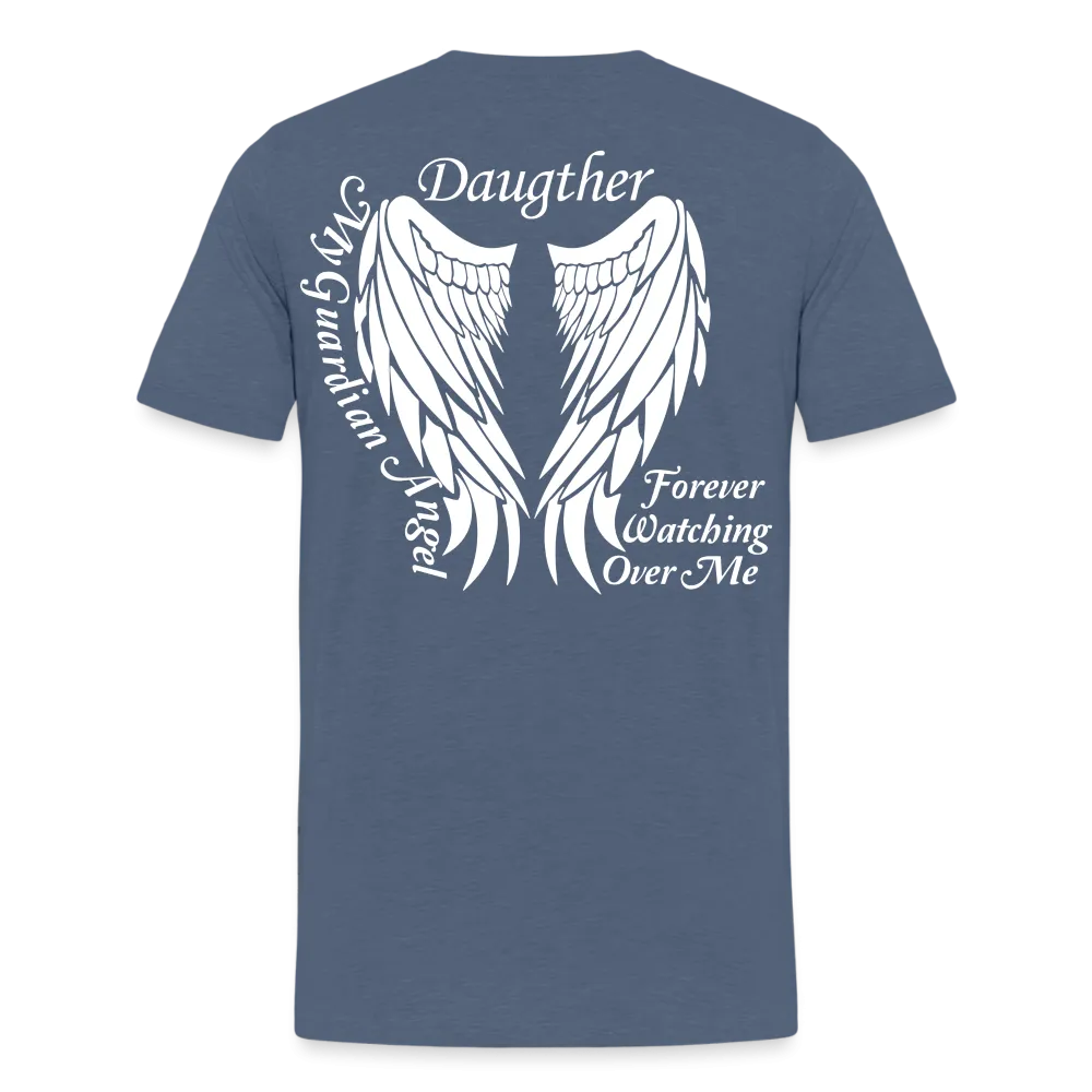 Daughter Guardian Angel Men's Premium T-Shirt (CK3580)