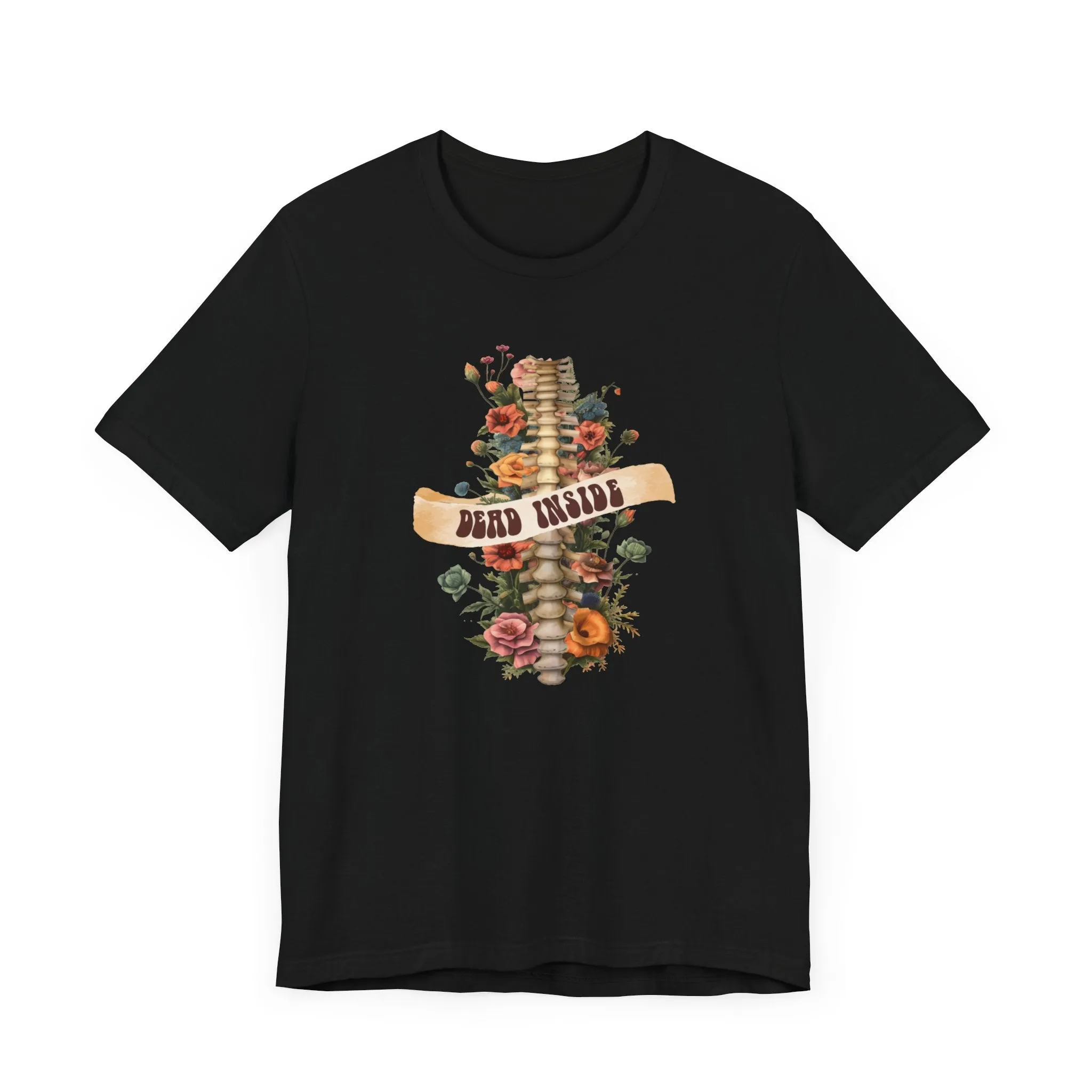 Dead inside skeleton Unisex Jersey Short Sleeve Tee
