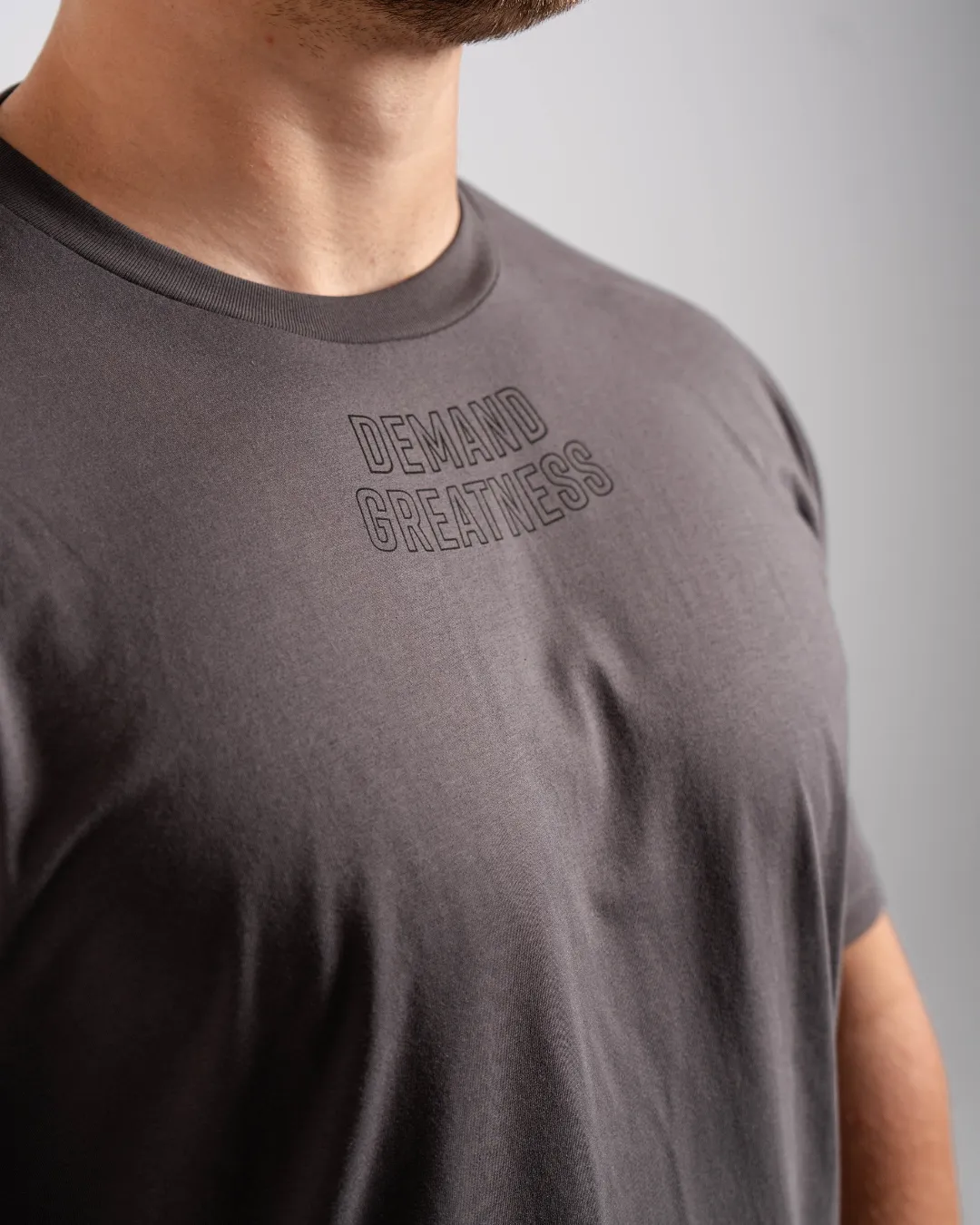 Demand Greatness True-Fit Men's Meet Shirt - IPF Approved - Shadow Stone Grey