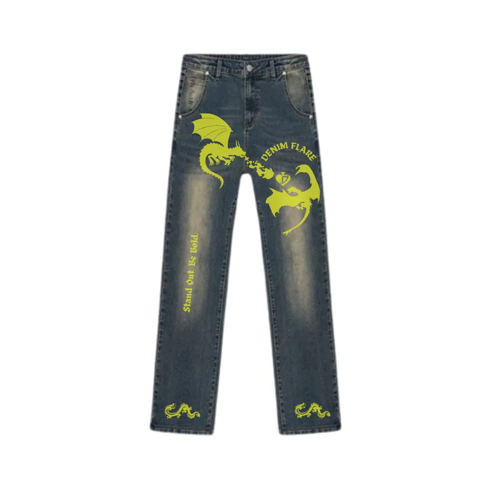 DF |Dragon Fire Stack Jeans