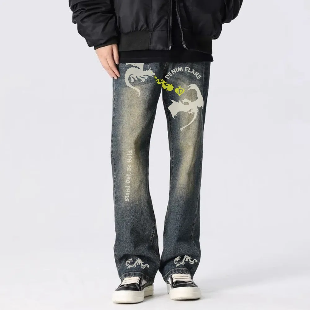 DF |Dragon Fire Stack Jeans