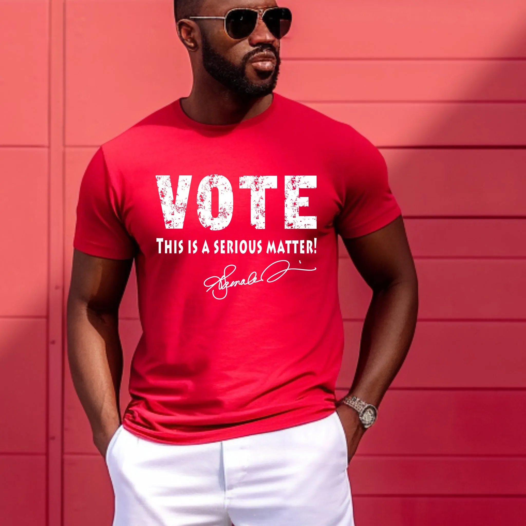 Divine 9 Inspired T--Vote-Serious Matter-Zeta Phi Beta,Delta Sigma Theta & Phi Beta Sigma- Kappa-Men, Women