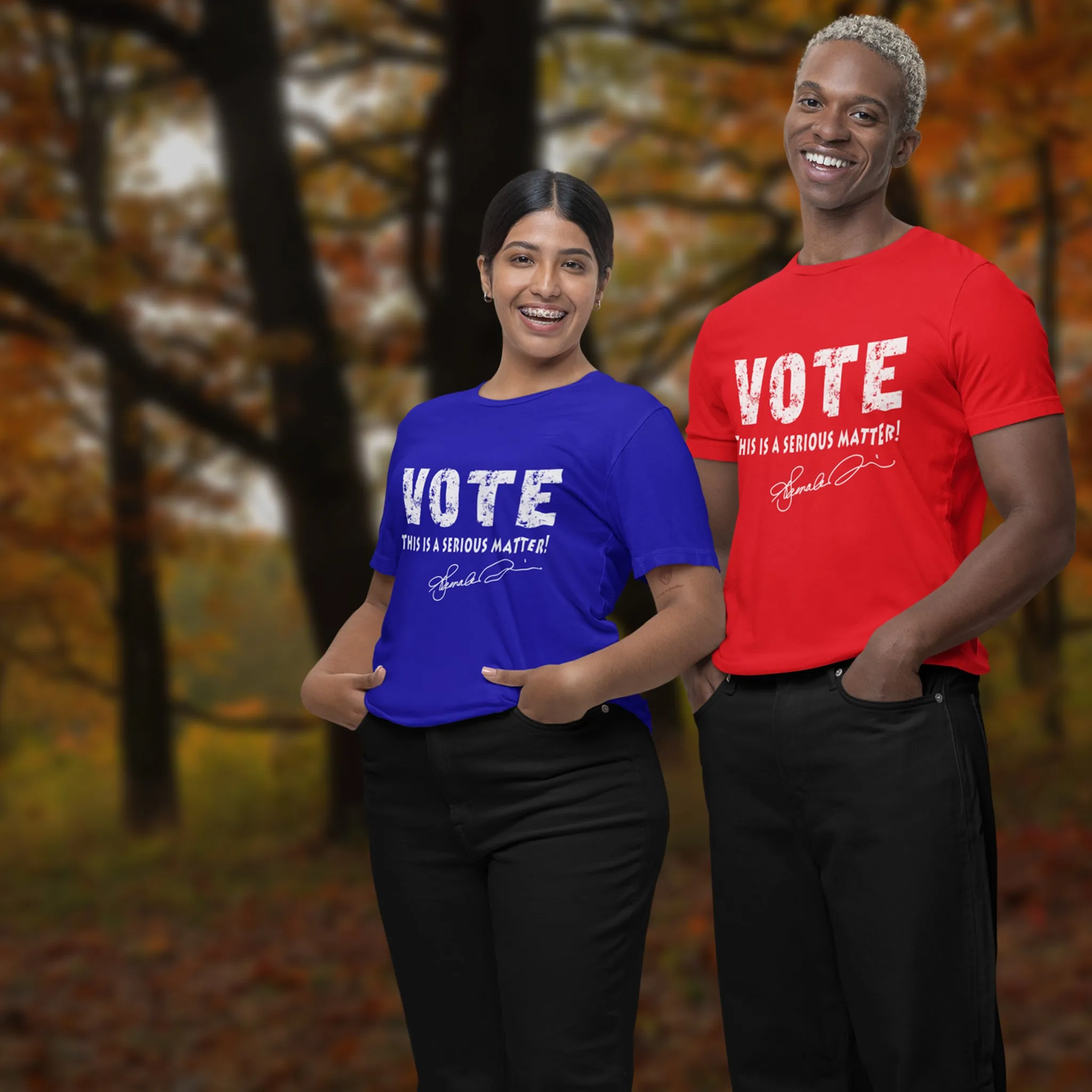 Divine 9 Inspired T--Vote-Serious Matter-Zeta Phi Beta,Delta Sigma Theta & Phi Beta Sigma- Kappa-Men, Women