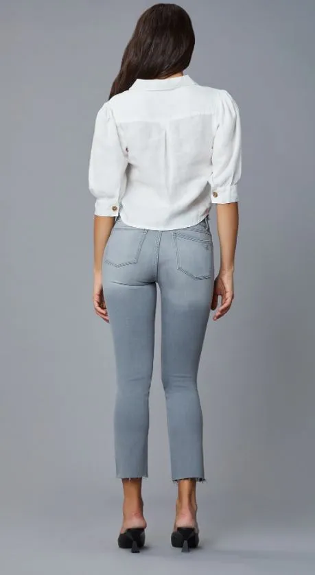DL1961 Mara Straight - Mid Rise Instascupt Lt. Smoke