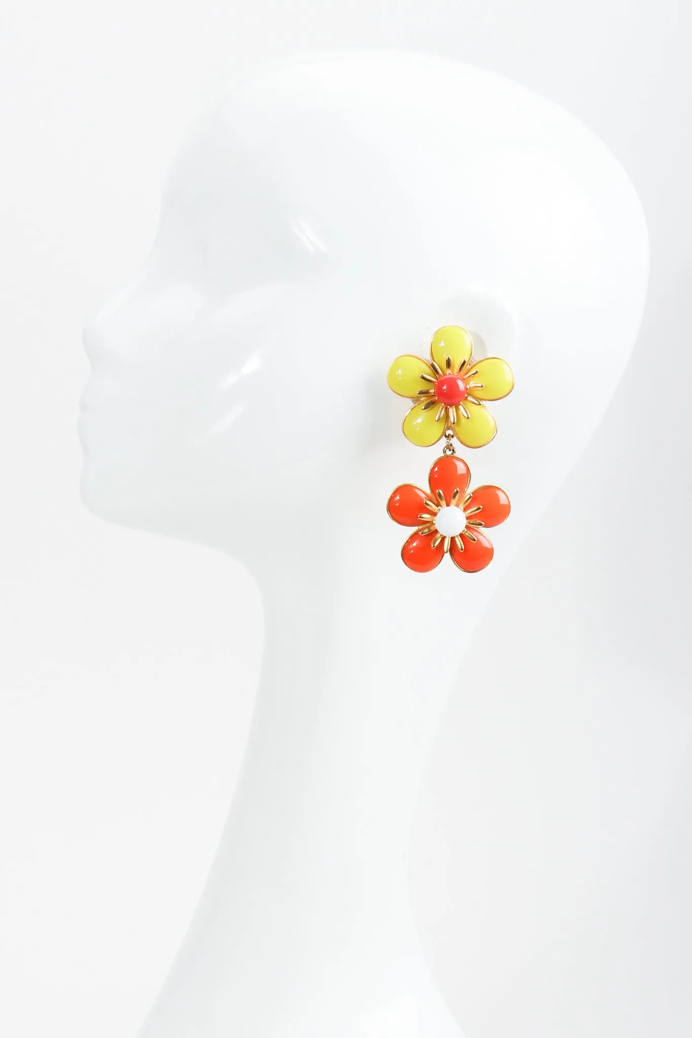 Double Daisy Earrings