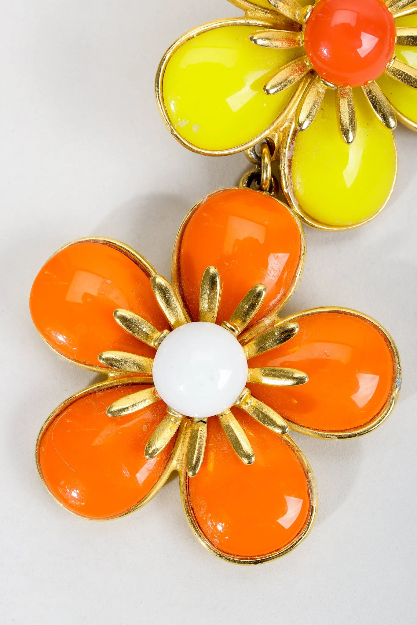 Double Daisy Earrings