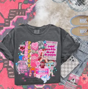 Dr. Pepper Collage Shirt/ Comfort Colors or Bella Canvas Tee