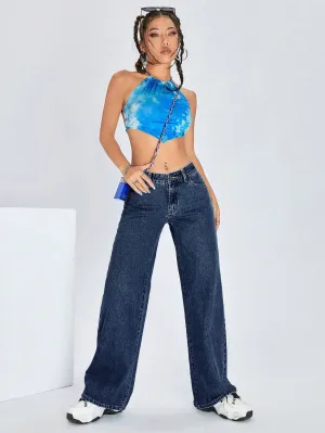 Dream Curve High-Waist Stonewash Denim