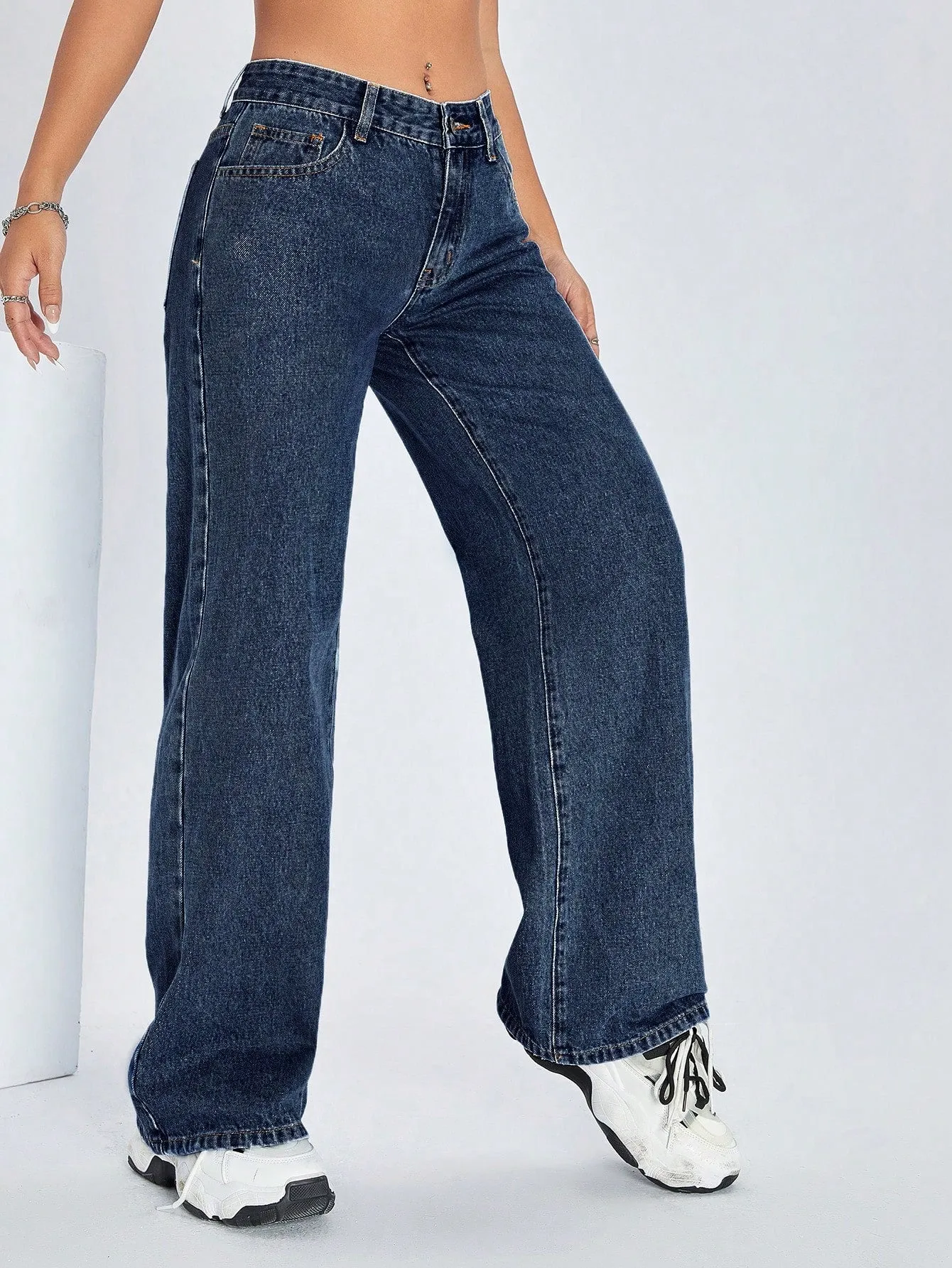 Dream Curve High-Waist Stonewash Denim