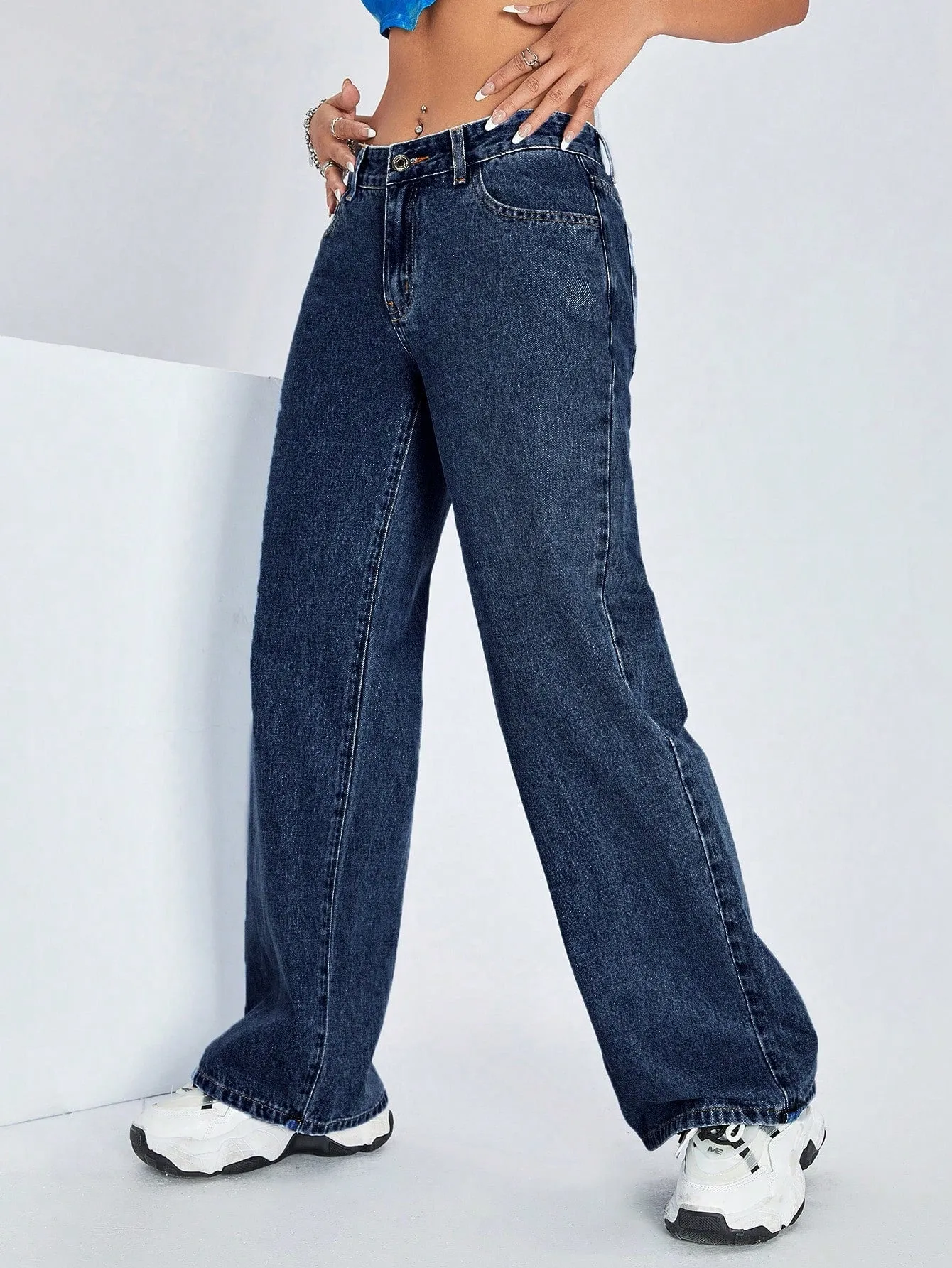 Dream Curve High-Waist Stonewash Denim