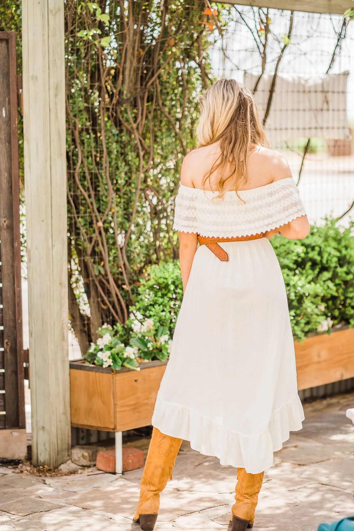 Dress, Hi-Lo Off Shoulder with Lace Detail, Multiple Colors - Style PSL-266