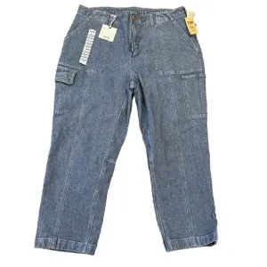 DULUTH Trading Co Jeans 18W DuluthFlex Fire Hose Ltd Stovepipe Jeans Womens Plus