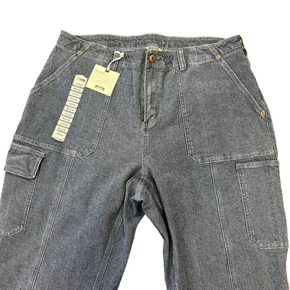 DULUTH Trading Co Jeans 18W DuluthFlex Fire Hose Ltd Stovepipe Jeans Womens Plus