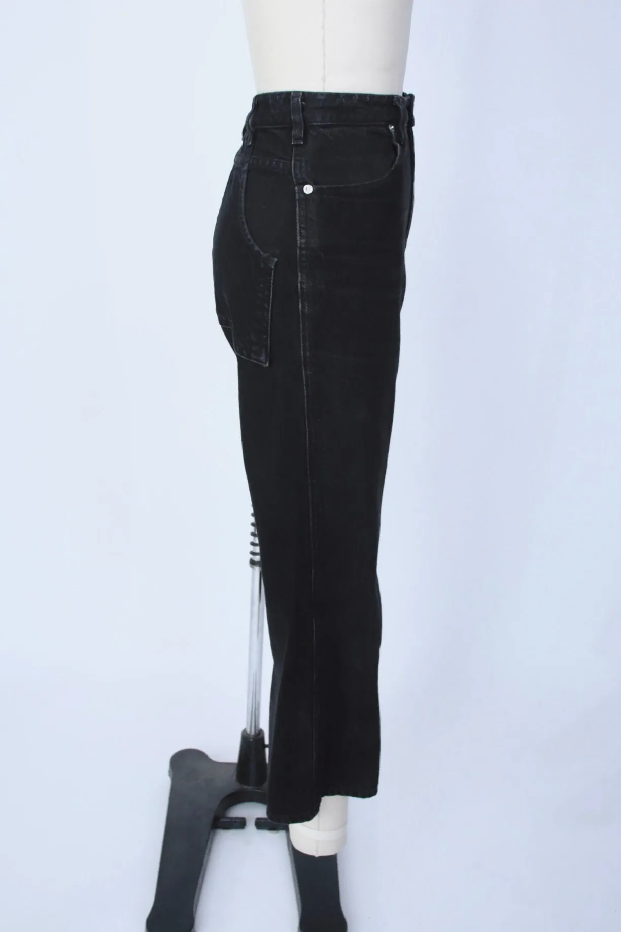 Eckhaus Latta High-Rise Cropped Jeans