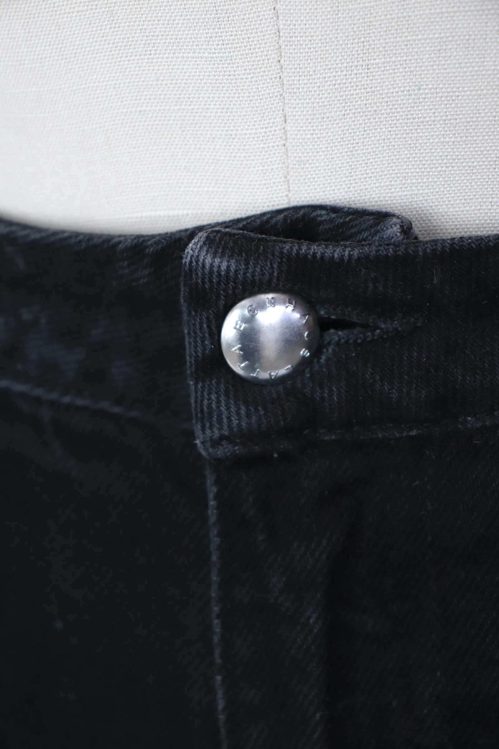 Eckhaus Latta High-Rise Cropped Jeans