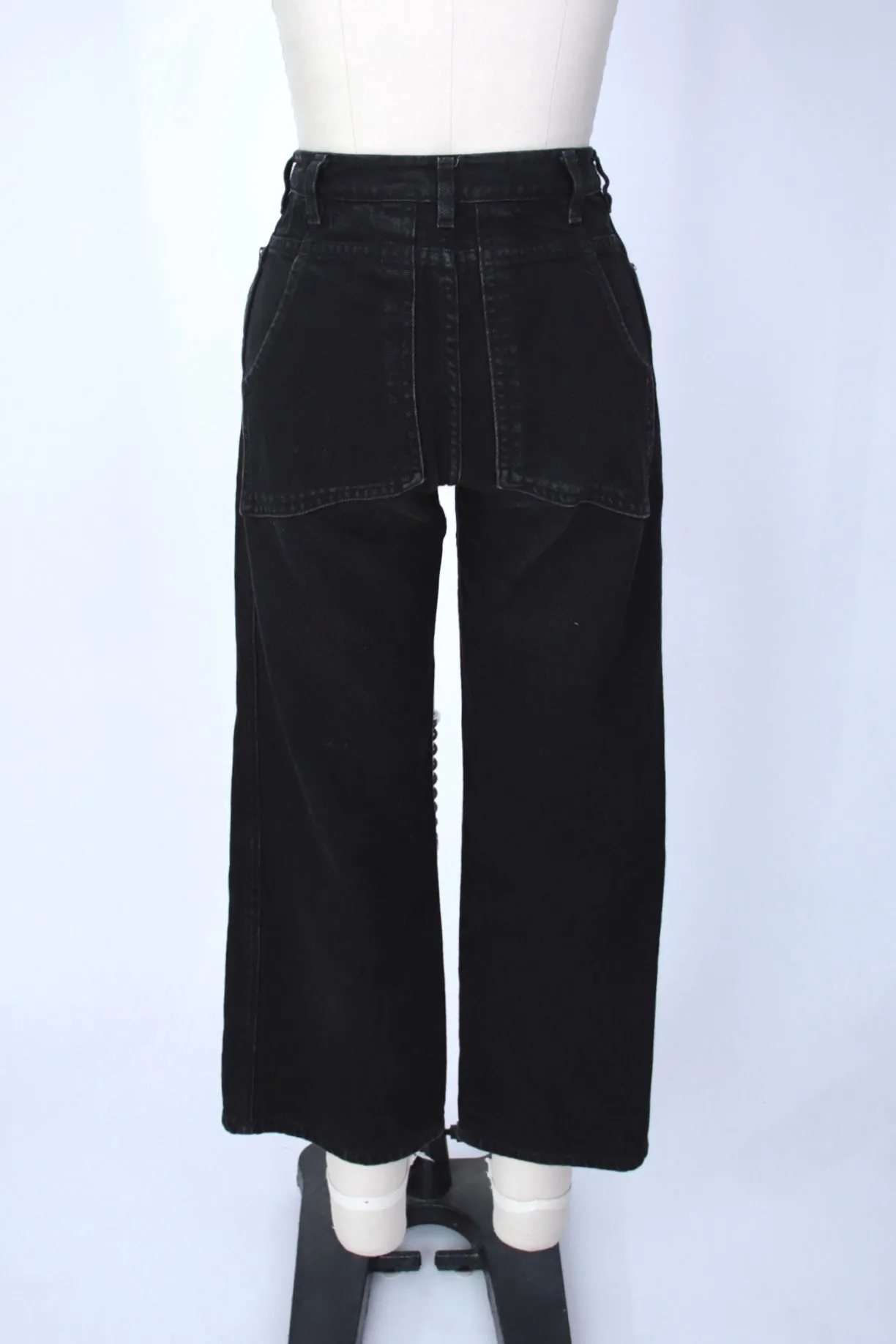 Eckhaus Latta High-Rise Cropped Jeans
