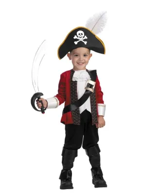 El Capitan Toddler Sz 4 6  Costume