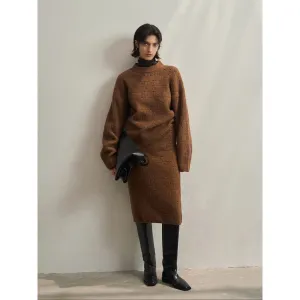 Elastic Knit Wool Skirt