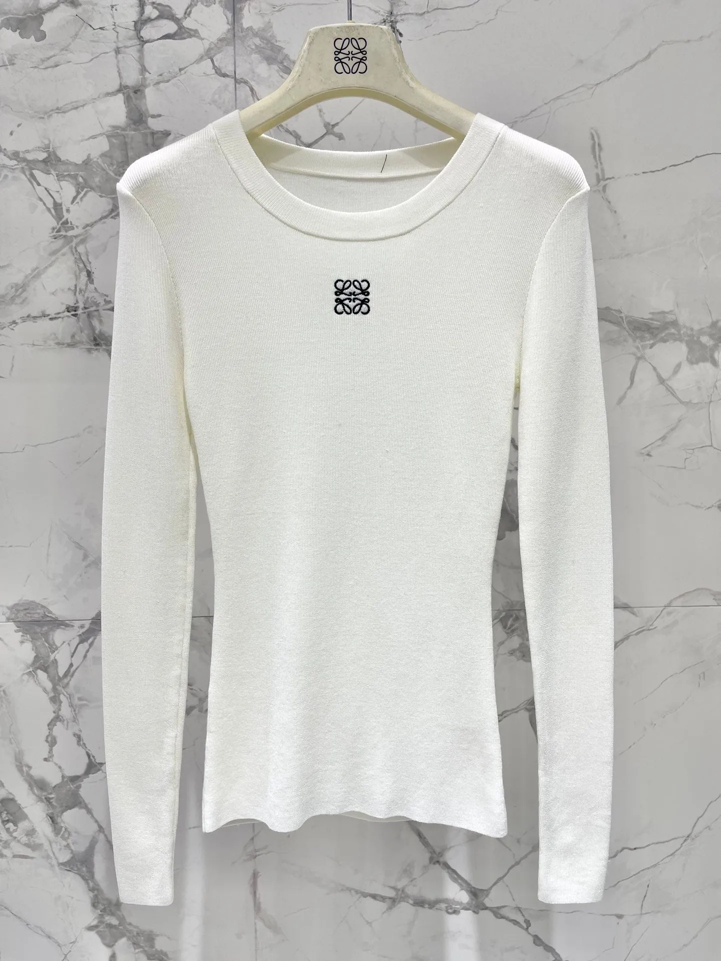 Elastic versatile knitted bottoming shirt